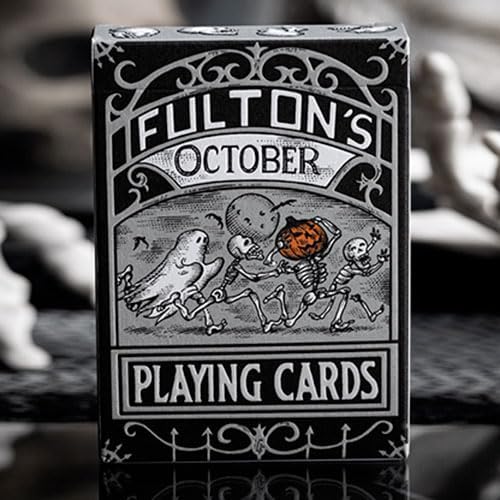 SOLOMAGIA FULTONS October Tombstone Grey Playing Cards