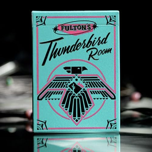 SOLOMAGIA FULTON'S Thunderbird Room Turquoise Edition Playing Cards