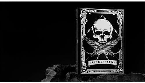SOLOMAGIA Feather & Bone: The Chrome Hearts (Foil) Playing Cards by Joel Meyers