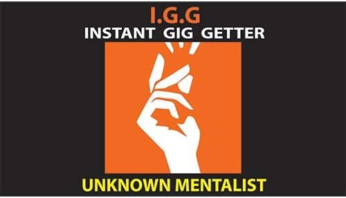 SOLOMAGIA Instantánea Gig Getter (IGG) por Mentalista Desconocido - Mentalismo - Trucos de magia