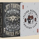 SOLOMAGIA Jet Fighter Playing Cards