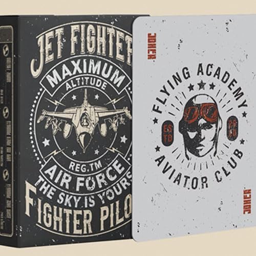 SOLOMAGIA Jet Fighter Playing Cards