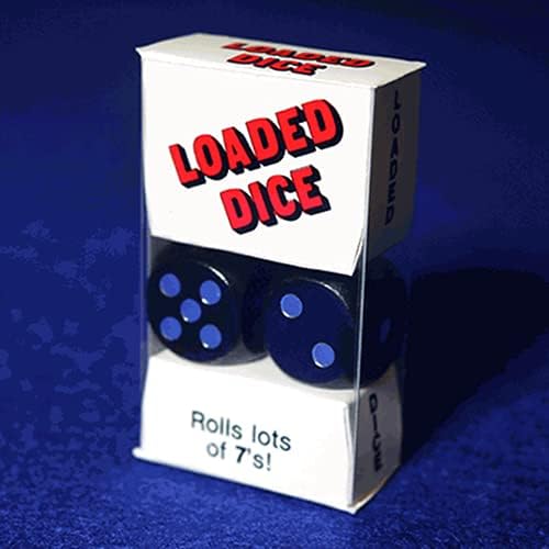 SOLOMAGIA Loaded Dice (Weighted, Wood, Black) - Accessories - Magic Tricks and Props
