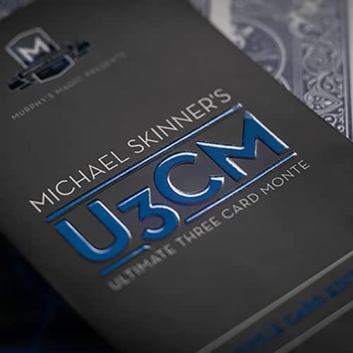 SOLOMAGIA Michael Skinner's Ultimate 3 Card Monte Blue by Murphy's Magic Supplies Inc.