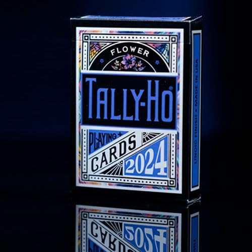 SOLOMAGIA Tally-Ho 2024 (Flower) Playing Cards by US Playing Card Co