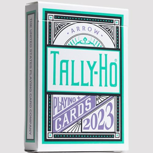 SOLOMAGIA Tally Ho Fan Back Arrow Playing Cards by US Playing Card Co.