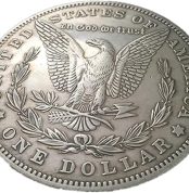 SUMAG Magic Tricks 1pc Jumbo Morgan Dollar (7cm) Wizard Close Up Street Illusions Accessories Appearing Vanishing Coin Magic (Silver)