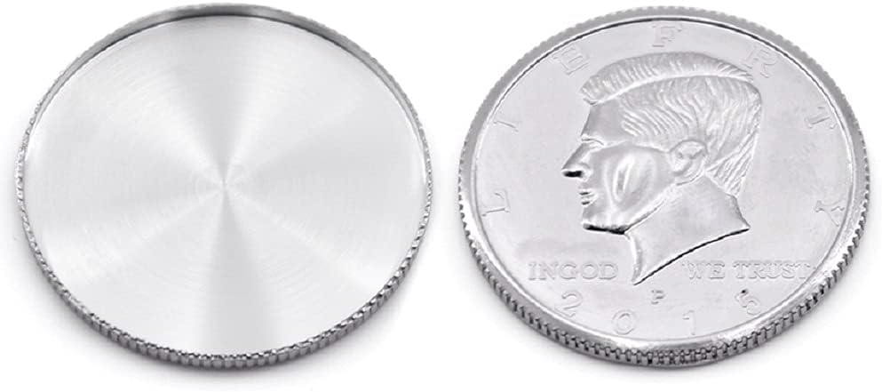 SUMAG Magic Tricks 4 Piece Expanded Shell Set (Half Dollar SUMAG Magic Tricks 4 Piece Expanded Shell Set (Half Dollar Head) Coin Disappear Magic Accessories Close Up