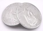 SUMAG Magic Tricks Magnetic Coin Butterfly Coin (USD Half Dollar Copy) Close-up Wizard Accessories Props Gimmick Appear Magic