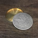 SUMAG Magic Tricks Morgan Dollar Coin Set with Expanded Shell for Disappearing Magic Near the Street Illusions Accessories for Fun Accessories
