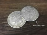 SUMAG Magic Tricks Morgan Dollar Coin Set with Expanded Shell for Disappearing Magic Near the Street Illusions Accessories for Fun Accessories - Imagen 2