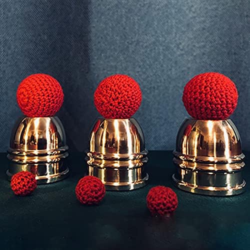 SUMAG Magic Tricks Unreal Glasses and Balls (Mini) Jimmy Fan Balls Appearing/Disappearing Magic Closeup Illusions Gimmick Prop Mentalism