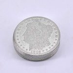 SUMAG Magietricks 10 Pcs Palming Coins Magic Tricks Super Thin Magic Coins Near Street Illusion Accessories Appear/Disappear Magicians Stage Props (Morgan Version with - Imagen 2