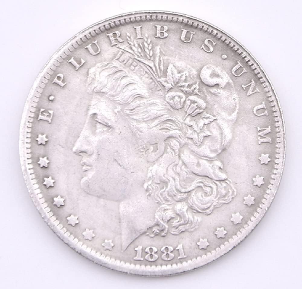 SUMAG Magietricks 5pcs Steel Morgan Dollar (Dia 1.5inch) Magietricks Stage SUMAG Magietricks 5pcs Steel Morgan Dollar (Dia 1.5inch) Magietricks Stage Close-Up Magic Show Trick Requisiten Gimmick Illusions Appear Vanish Coin