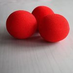 Set of 10 Red Sponge Balls Soft Magic Red Closeup Classic Street Comedy Novelty Small Magic Trick Ball (4.5cm) - Imagen 2