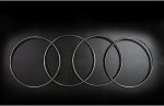 Set of 4 Large Size Magnetic Rings (Diameter 30cm, Stainless Steel) Magic Tricks, Stage Illusions, Wizard Tricks, Magic Tricks, Magic Fun - Imagen 2