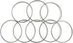 Set of 8 Magnetic Link Rings - Large Size (Diameter 30cm, Stainless Steel) Magic Tricks Illusions Scenarios Tricks Tricks Fun - Imagen 2