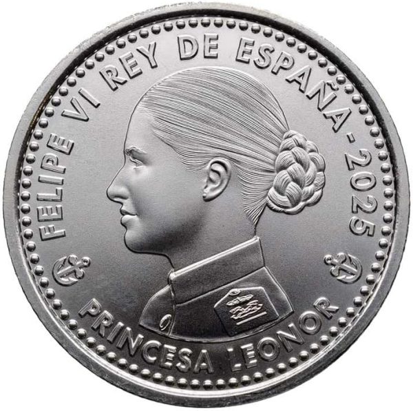 Spain 2025 Princess Leonor 40 Euro Silver Coin