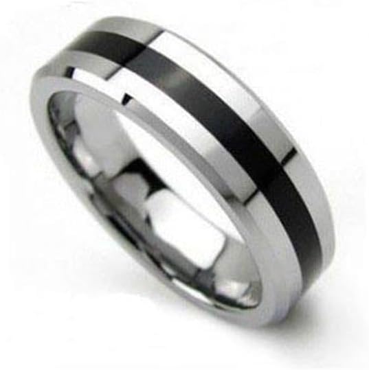 Strong Magnetic Magic Tricks Ring Engraved with Dark Circle Close-up Magician Ring Accessories Mentalism Accessories (23mm)