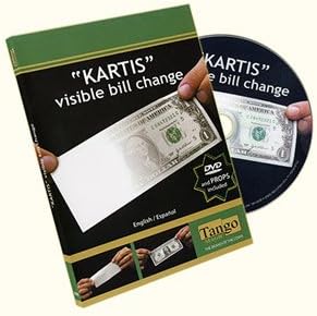 The Kartis Visible Bill Change ( V0006 ) (DVD and Gimmick) by Tango Magic and Kartis - DVD