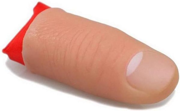 Thumb Magic Trick | Disappearance of Handkerchief Finger Finger | Artificial Finger for Magic Jokes Toy for Entertainment Parties Carnival Halloween Birthday Family Nights