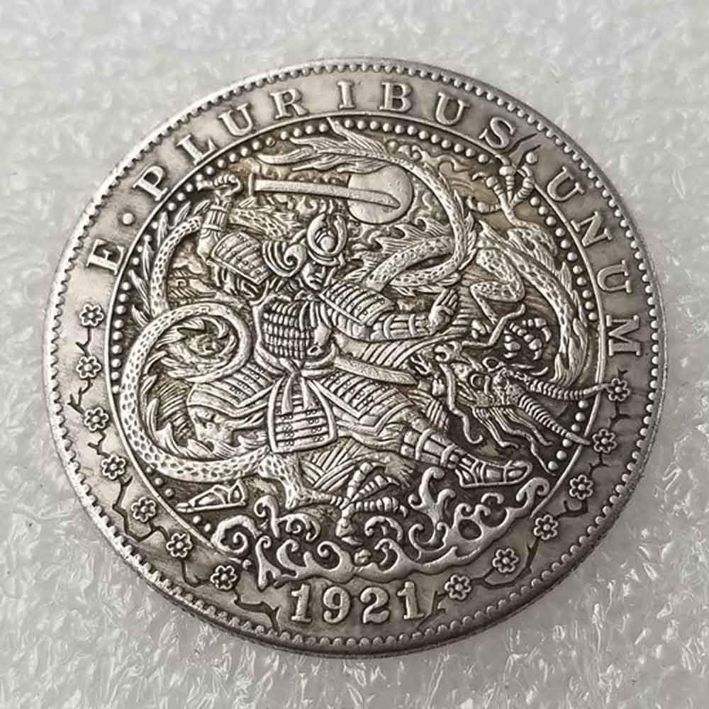 YunBest Best Morgan US Coins - 1921 Hobo Nickel Coin YunBest Best Morgan US Coins - 1921 Hobo Nickel Coin -Old Coin Collection-US Dollar Old Morgan Dollar Silver Plated US crafts Coins BestShop, Brass, gem