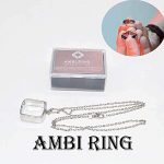 ZQION Ambi Ring - Silver Magic Tricks Circle Square Magic Ring Tricks Magician Accessories Close Up Magic Illusion - Imagen 2