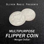 ZQION Multi-purpose Flipper Coin (Morgan Dollar) Magic Tricks Magnetic or Gravity Coin, Magic Illusions, Close-Up, Magic Tricks, Magician Accessories - Imagen 2