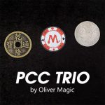 ZQION PCC Trio by Oliver Magic Classic CSB Coin Set Close Up Magic Tricks Coins Magic Tricks Magic Coin Production Disappearing - Imagen 2