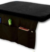 ZQION Presto Pad Professional Mat with Bag Magic Tricks Poker Pad Magic Props Coin Magic Gimmick Close Up Performance Pad (Black, 20X30cm)