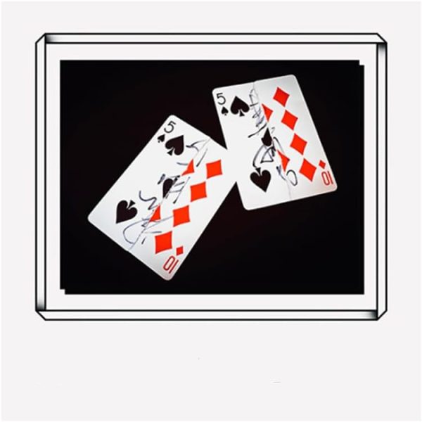 ZQION Shin Lim Broken and Fused Card Magic Tricks Card Tornada Fusion Magic Magician Close-up Illusions Street Gimmicks Mentalism Props