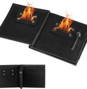 lalago Klein Premium Magic Flaming Fire Wallet, Magic Flame Fire Wallet for Shows, Flame Wizard Trick Wallet, Magician Stage Street Imaginable Magic Show Requisisite