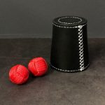 leather cup chopping magic tricks appearing missing ball magic magician close-up illusions accessories tricks mentalism magic cup