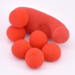 1 Set Sponge Brother with 4 Pcs Red Sponge Balls Magic Tricks Fun Stage Street Illusion Accessories Accessories Mentalism - Imagen 2