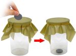 1 coin Penetration magic tricks coin through rubber sheet in cup Magic close-up illusions tricks mentalism comedy - Imagen 2