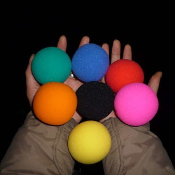 10pcs Super Soft Sponge Balls (6cm), Magic Tricks Appearing Disappearance Balls, Magic Props, Street Illusions, Tricks, Classic Fun Toys (Green)