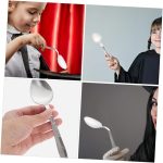 10piezas Trucos Mágicos Cucharas Que Doblaban Accesorios para Espectáculos Fiestas y Entretenimiento Calle - Imagen 2