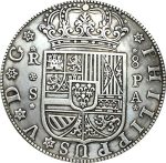1731 Silver Plated Spanish Coin Collection Ancient Coins Handmade Decoration Gift - Imagen 2
