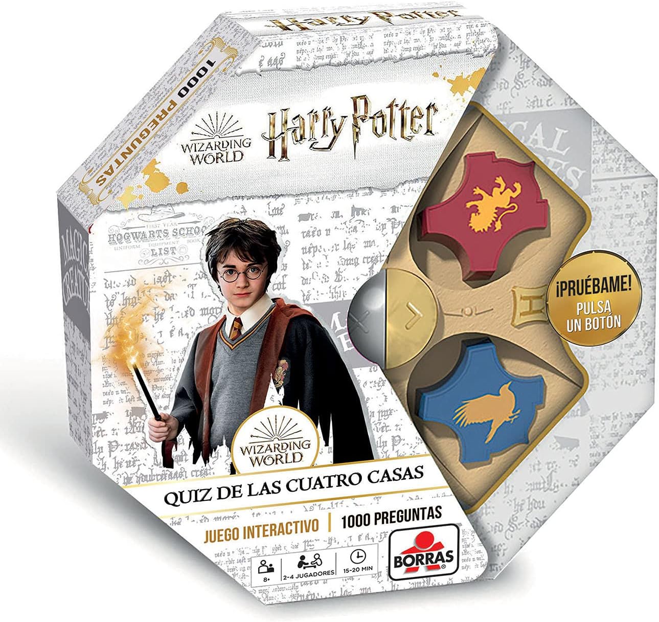 Borras - Harry Potter Quiz Board Game. Interactive Question Game Borras - Harry Potter Quiz Board Game. Interactive Question Game for authentic Potterheads. The Minister of Magic will ask questions and save each player's points. + 8 years (19189)