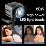GVM Video Light with Softbox, App Control 2700K-7500K 80W LED Continuous Studio Light for Photography, Bi-Color LED Conference Light with 8 Light Effects for Youtube Streaming Video - Imagen 3