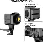 GVM Video Light with Softbox, App Control 2700K-7500K 80W LED Continuous Studio Light for Photography, Bi-Color LED Conference Light with 8 Light Effects for Youtube Streaming Video - Imagen 5