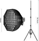 GVM Video Light with Softbox, App Control 2700K-7500K 80W LED Continuous Studio Light for Photography, Bi-Color LED Conference Light with 8 Light Effects for Youtube Streaming Video - Imagen 6
