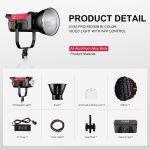 200W GVM LED Video Light with Softbox, 200W Pro LED Video Lighting with App and DMX Control, Bowens Bi-Color LED Photography Continuous Light 2700K-6800K for YouTube Video Studio - Imagen 7