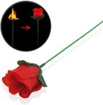 1 Piece Fire Trick Pink Flame Appearing Flower Wizard Valentine Accessories for Bridal/Wedding - Imagen 3