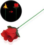 1 Piece Fire Trick Pink Flame Appearing Flower Wizard Valentine Accessories for Bridal/Wedding - Imagen 4