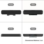ZETIY Speaker Monitor for PC, USB Speakers with 3D Surround Stereo, Portable Mini Soundbar for Laptop, Desktop Computer - Plug and Play(Black) - Imagen 7