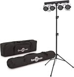 DJ Lights - gear4music 48W Mini Par Can Stage Lighting System