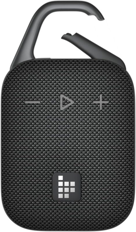 Tronsmart Mirtune H1 Portable Bluetooth 5.3 Speaker, IPX7 Waterproof, 20 Hours Playtime, Loud Sound and Loud Bass, Customize EQ, for Cycling, Climbing, Travel - Black