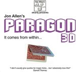 ZQION Magic Tricks Card Paragon 3D to erase Box Magic Cards Close Up Magic Accessories Mentalism Transparent Box - Imagen 4
