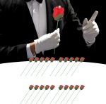 20 Pieces Torch to Pink Fire Magic Trick Flame Appearing Flower Magician Accessories Professional Mentalism Magic an Illusion Fascinating Torch to Pink Magic Trick for Closeup Trick - Imagen 4